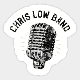 Chris Low Band Microphone Sticker